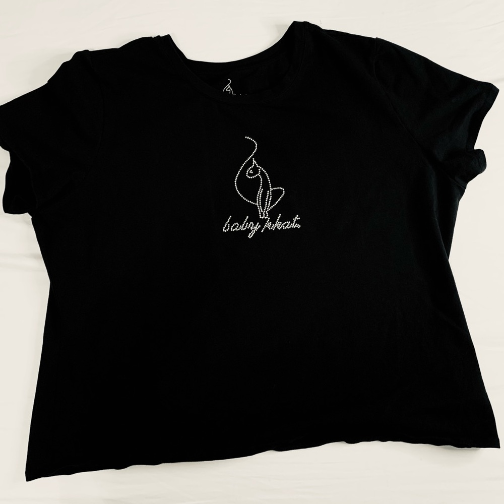 Black short sleeve baby phat shirt